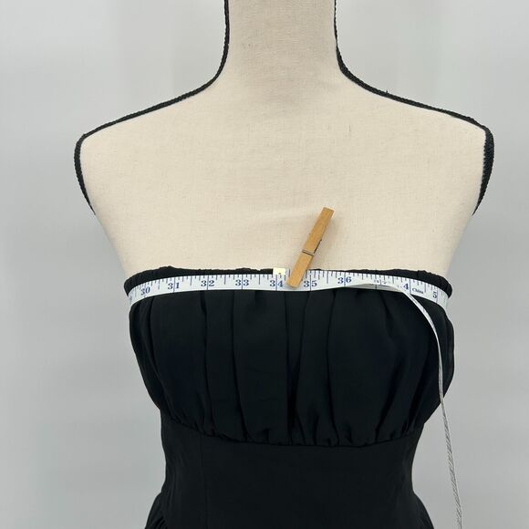 KENSIE GIRL Black Cocktail Party Formal Dress~Strapless Mini w Ruffles LBD~Sz S - Picture 9 of 14